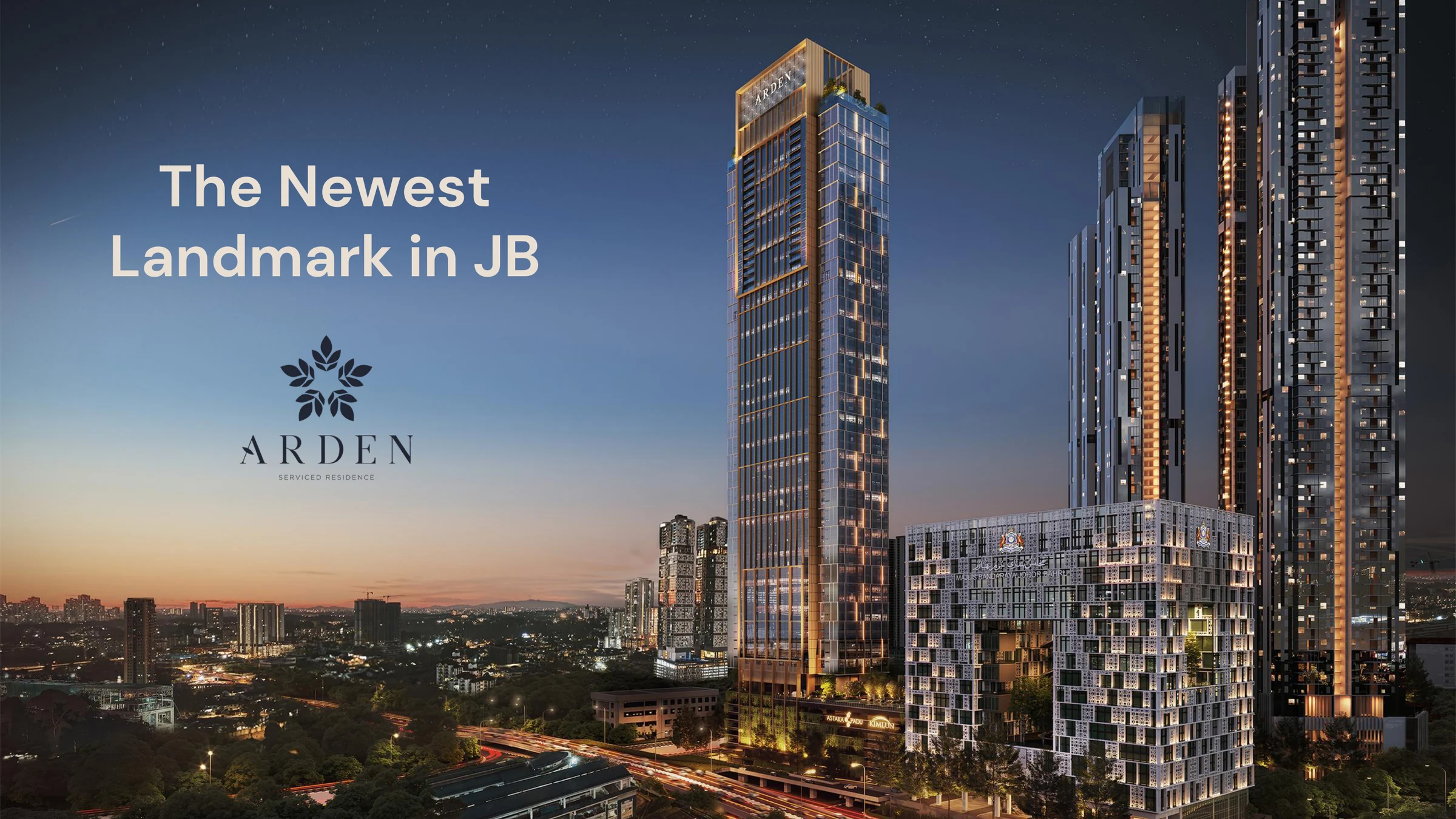 Arden Serviced Residence,位于Bukit Senyum, Johor Bahru