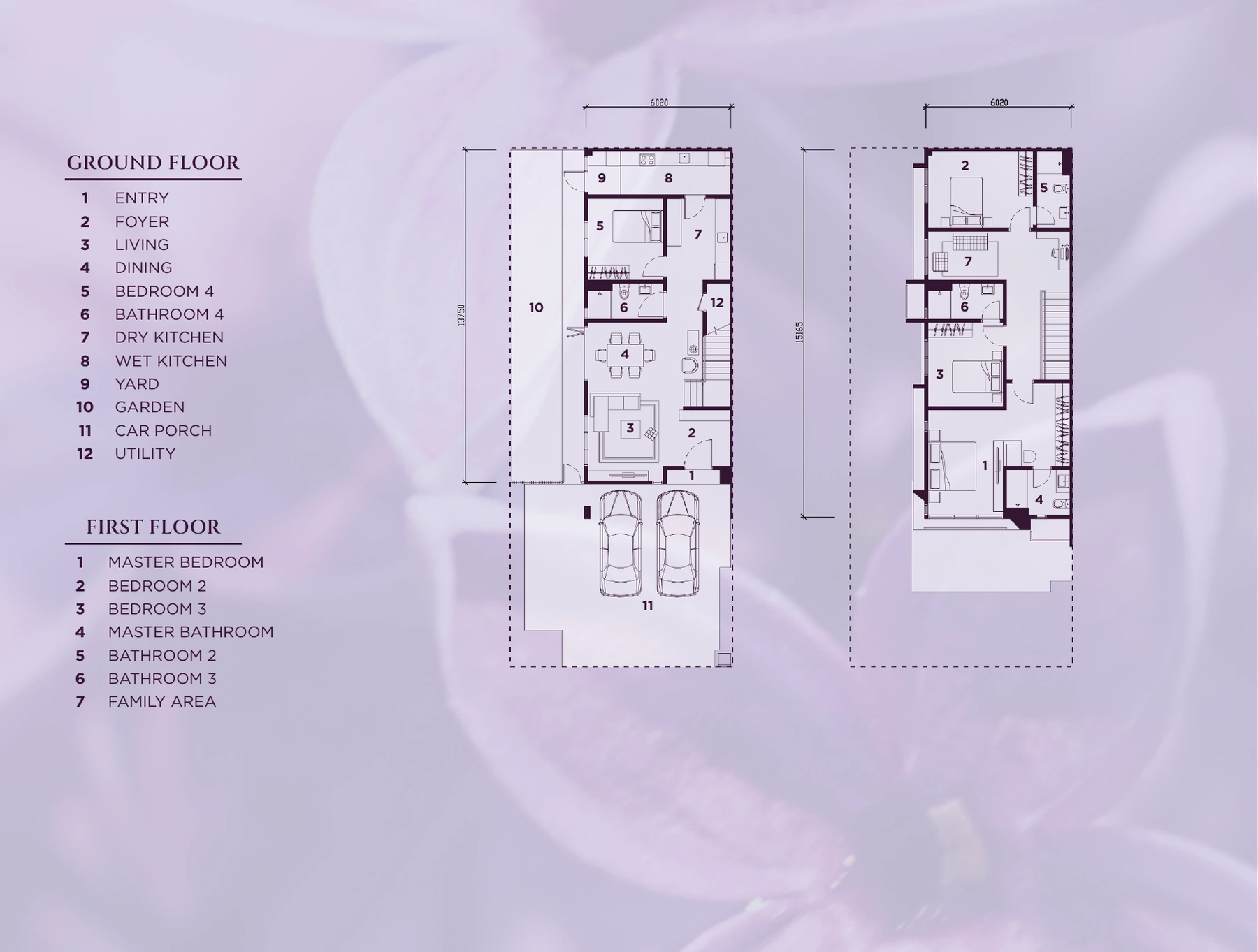 The Straits View Garden A 户型图，4房